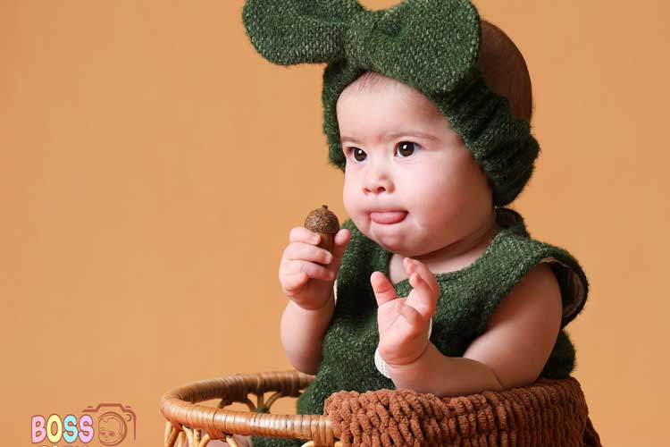 ژست عکاسی با تم پاییز